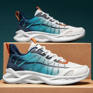 Mesh Sports Shoes Men Solid Color Breathable Versatile Spring Summer New Trendy Shoes Students
