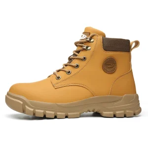 AMAWEI 679 Men Indestructible Safety Shoes Steel Toe Work Boots