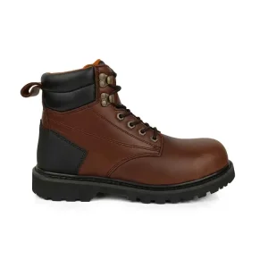Midle Cut Chukka Steel Toe Cow Leather Industrial Safety Shoe Men’s EH Construction Protective Security Work Shoe Boot