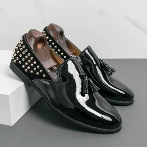 Mocasines Fashion Studded Loafers Men’s Dress Shoes