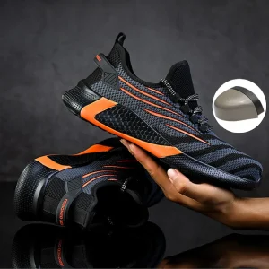 Modern White Steel Toe Safety Shoes New Fashion Lightweight Sports Design for Men Women Popular for Summer Factory Use