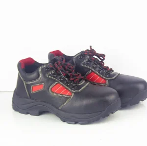 Multi Season Anti Static Factory Work Safety Shoes with Steel Toe Genuine Leather Upper Rubber Outsole for Winter Summer Autumn