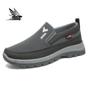 New Anti Slip Men’s Canvas Trend Shoes Flat Walking Driving Skateboarding Shoes Loafers for Men