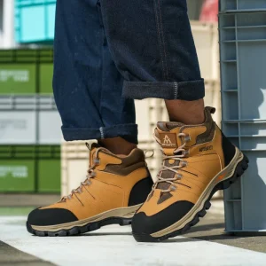 New Anti static Insulated Men’s High top Labor Protection Shoes for Outsole Plastic Toe for Electric Welding Industry