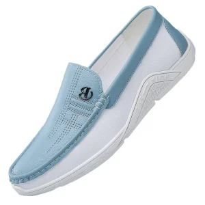 New Arrival High Quality Soft Casual Men’s Leather Loafers Business Fashion Shoes with Rubber Insole