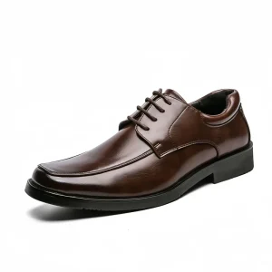 New Arrival Men’s Brogue Dress Shoes Classic Design Lace Up Big Size Spring Summer Featuring Square Toe