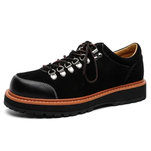 New Arrival Men’s Derby Shoes Thick Sole Hiking Outdoor Work Style Classic Casual Trendy Daily Shoes OEM