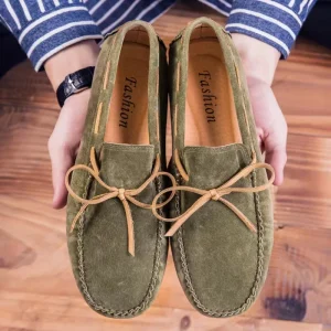 New Arrival Moccasin Driving Shoes Men Classic Leather Casual Suede Men Soft Loafers