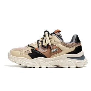 New Arrival Thin Contrast Color Dad Shoes Men’s Mesh Breathable Casual Thick Sole Versatile Running Shoes