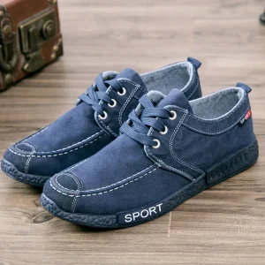 New Canvas Shoes Men’s Shoes Breathable Men’s Casual Sneakers Work Men’s Shoes