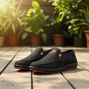 New Casual Canvas Men’s Slip on Cloth Shoes Lazy Soft soled Gommino Sneakers Board Shoes Breathable