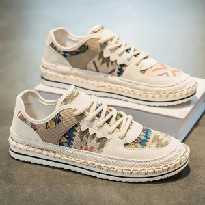 New Casual Men’s Sports Shoes Men’s Canvas Sports Shoes Breathable Fashion Sports Shoes