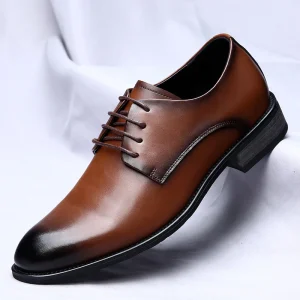 New Casual Shoes Italian Men’S Dress Formal Official Shoes Leather Men’s Luxury Derby
