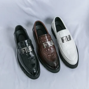New Colorful Versatile Simple and Unique Design Casual Derby Shoes for Men Chaussures Pour Hommes