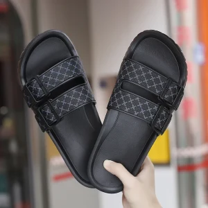 New Design Luxury Lightweight Men’s Indoor Wearing Sandals Waterproof Wear Resistant Daily Beach Holiday Summer Sandals