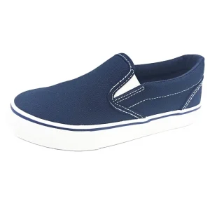 New Factory Customize Men’s Pure Color Slip on Platform Loafers Casual Shoes Vulcanized Canvas Shoes