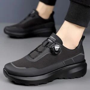 New Factory Price Anti slip Men’s Casual Walking Shoes with Auto Lock Shoes Men