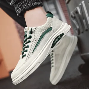New Fashion Men’s Sport Shoes Breathable Men’s Mesh Shoes Leisure Activity Men’s Casual Wear Shoes Trendy Sports Style Lace up