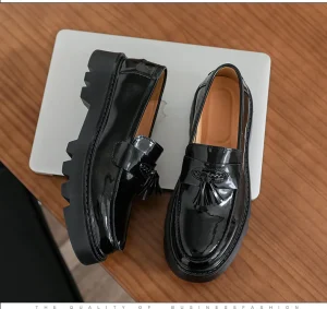 New Hot Selling Thick Sole Height Increasing Fashionable Men’s Casual Loafers