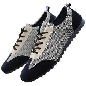 New Korean Men’s Slip-On Breathable Lightweight Anti-Slip Waterproof Casual Shoes for Summer Spring