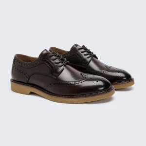 New Luxury Designer Wedding Dress Leather Derby Shoes for Men