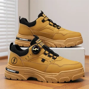 New Men’s Ankle Lace Up Autumn Boot Work Boots Classic Versatile Casual Shoes Wear Resistant