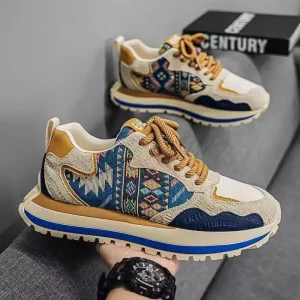New Men’s Breathable and Versatile Thick Soled Sports and Casual Trendy Shoes