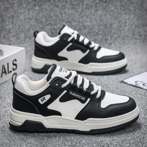 New Men’s Casual Skateboarding Shoes Low Top Board Thick Sole Height Increasing Style All match Shoes