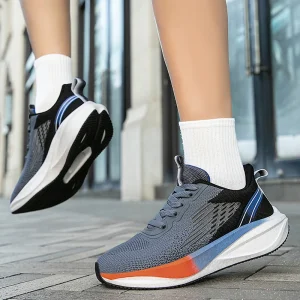 New Men’s Casual Sports Shoes Are Fashionable Light and Fashionable with Lace up Running Shoes and Lightweight Walking Shoes