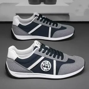 New Men’s Casual and Versatile Fashionable Breathable Lace up Cloth Shoes