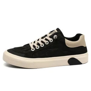 New Men’s Fashionable and Trendy Casual Canvas Shoes Comfortable and Breathable Fabric Panels