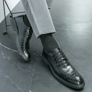 New Men’s Leather Shoes Business Dress Leather Shoes Men’s Gentlemen’s Office Casual Leather Shoes