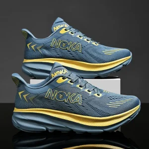 New Men’s Light Elastic Running Shoes Trendy Summer Spring Autumn Fashion Latest Design for Outdoor Sports Versatile City Use