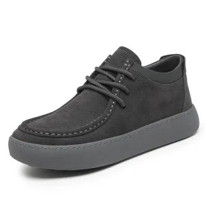 New Men’s Loafers Shoes Brand Genuine Leather Cow Suede Sneaker UK Slip on Casual Factory OEM