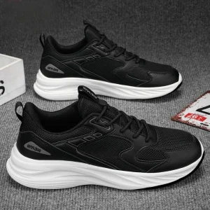 New Men’s Mesh Breathable Sneakers for Stylish Casual Lightweight Running Shoes 39-44