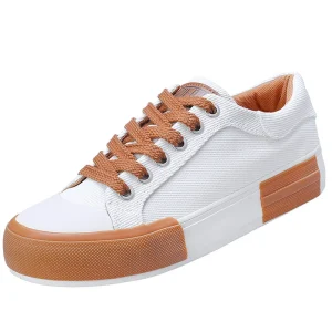 New Men’s Shoes Versatile Fashion Trend Casual Canvas Shoes Flat Bottom Low Top Board Shoes