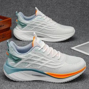 New Men’s Spring Casual Shoes for Men Breathable Mesh Anti Slip Shock Absorbing Male Sports Shoes