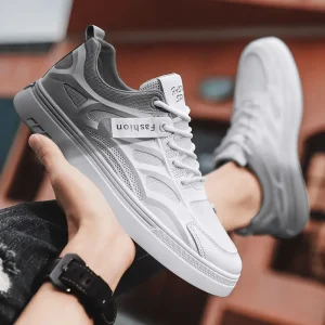 New Men’s Summer Breathable Thin Mesh Casual Small Whiteboard Versatile Sports Fashion Shoes