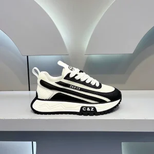 New Running Shoes, Trendy Sports Leisure Men’s Casual Board White Breathable Net Cover Shoes for Men, Calzado Casual
