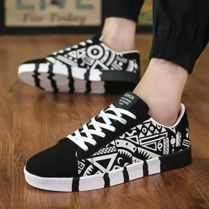 New Spring Breathable Men’s Casual Canvas Shoes