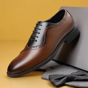 New Style British-style Men’s PU Shoes for Business Formal Wear Wedding Shoes Oxford Shoes