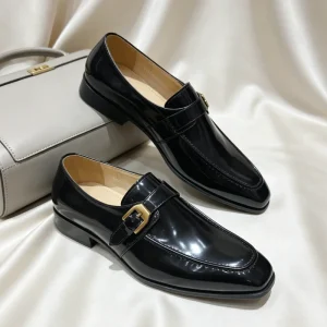 New Style Classic Men’s Buckle Strap Dress Shoes Comfortable Stylish Handcrafted for Wedding Business Office Men’s Shoes