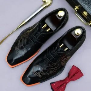 New Style Loafers Fashionable Matte Black Green Mocassin Party Career Shoes Men’s Height Increasing Autumn Soft