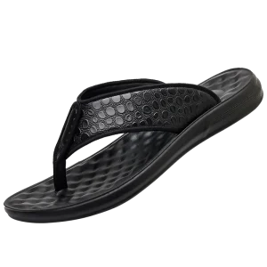 New Style Men’s Flip Flops Soft Comfortable Beach Sandals Lightweight Outdoor Thong Slippers Black Brown