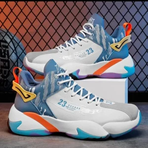 New Style Men’s High Top Basketball Shoes Non Slip Running Trainers Sports Shoes