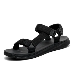 New Summer Explosion Simple Retro Dark Color Men’s Open Toe Comfortable Casual Outdoor Factory Direct Price