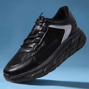 New Summer Men’s Hollow Mesh Fashion Versatile Height-Increasing Casual Lightweight Comfortable Sports Running Shoes