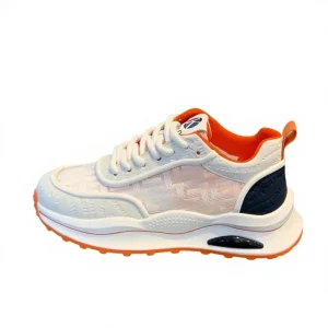 New Summer Men’s Sports Shoes Fashionable Mesh Artificial Leather Upper Breathable Lightweight Rubber Outsole Casual Torre