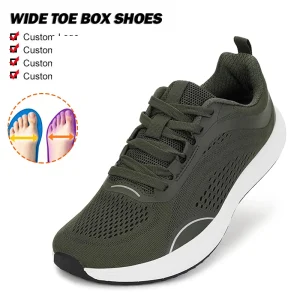 OEM Custom Flat Zero Drop Structure Stable Support For Male Daily Fitness Activity Wide Toe Box Shoes