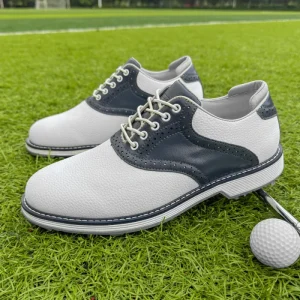 OEM Custom Men’s Golf Shoes Long Term Cushioning Non Slip Waterproof Winter Breathable Lining Mesh Winter